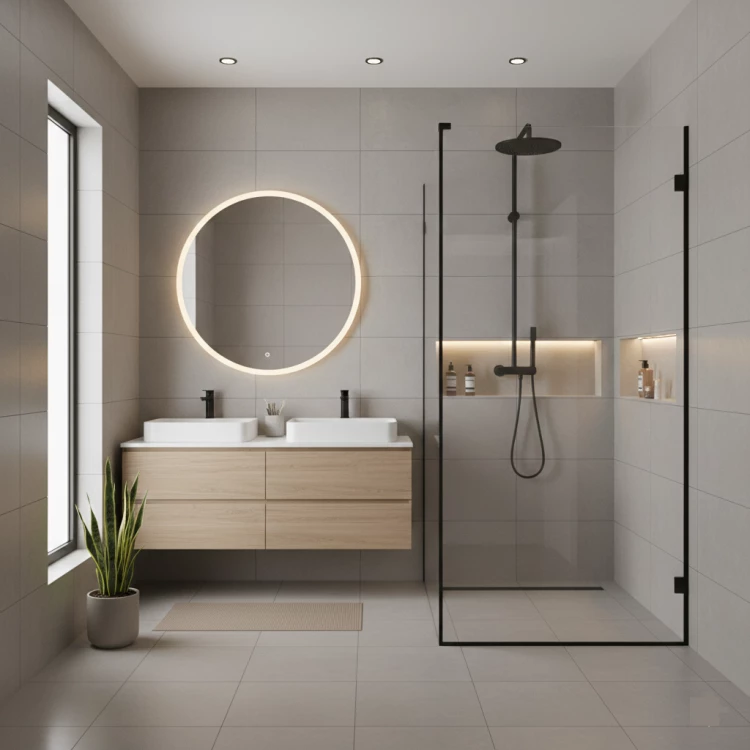 empoli vendesi appartamento di 5 vani con tre camere 2 bagni, logge terrazzi e giardino ingresso singolo bagno