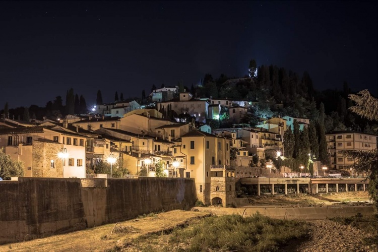 Montelupo fiorentino di notte