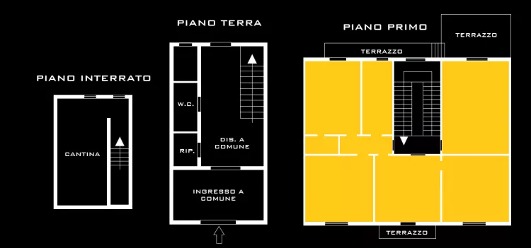 appartamento ad empoli in zona centrale con cantina - planimetria