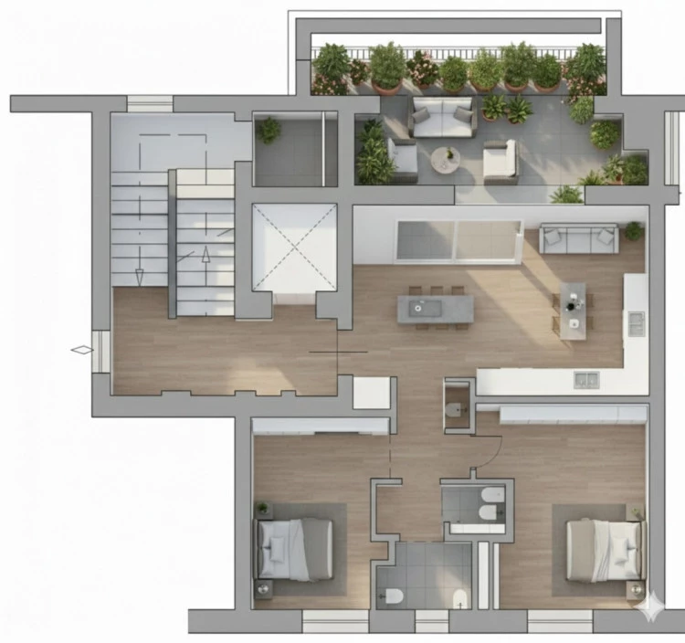 empoli casa in vendita agenzia immobiliare politi con terrazzo e posto auto