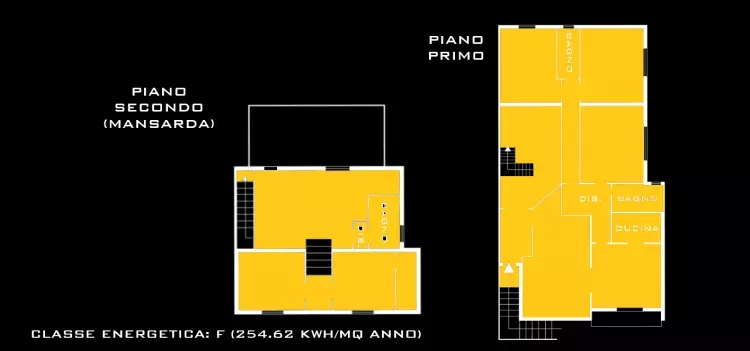 montespertoli ampio appartamento con mansarda - planimetria