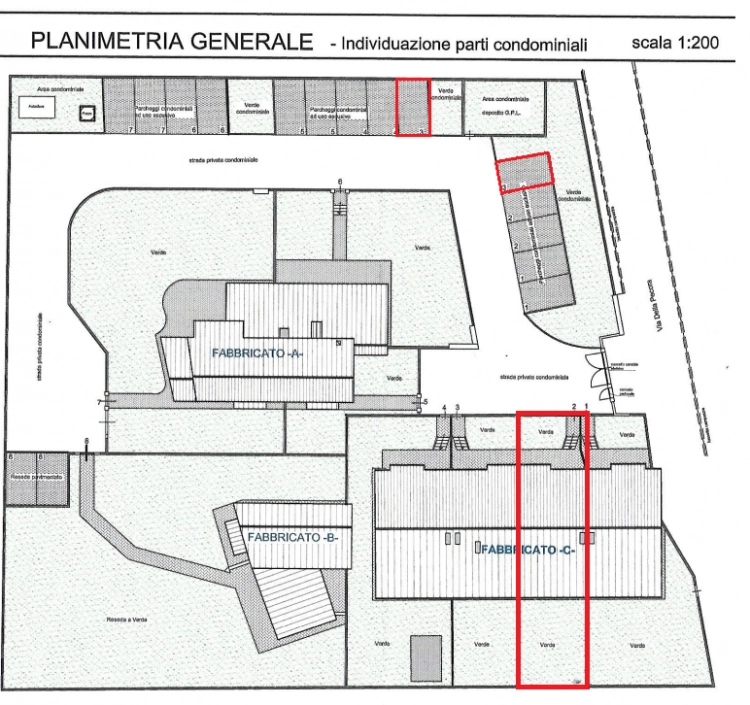area in cui è ubicato il terratetto ad Empoli
